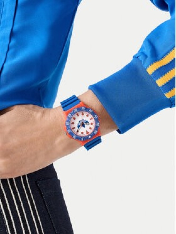 adidas Zegarek Discoverer Two AOSY25513 Niebieski