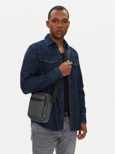 Tommy Hilfiger Saszetka Th Repreve Mini Reporter AM0AM13465 Szary