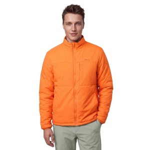 Męska lekka ocieplana kurtka trekkingowa Siroko Triglav Orange