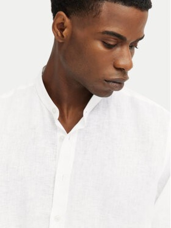 Bugatti Koszula 9550-78900C Biały Casual Fit