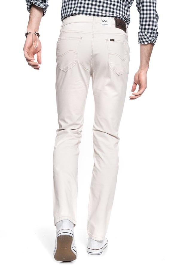 LEE RIDER MĘSKIE SPODNIE JEANSOWE WHITE SAND L701LB15 112117560
