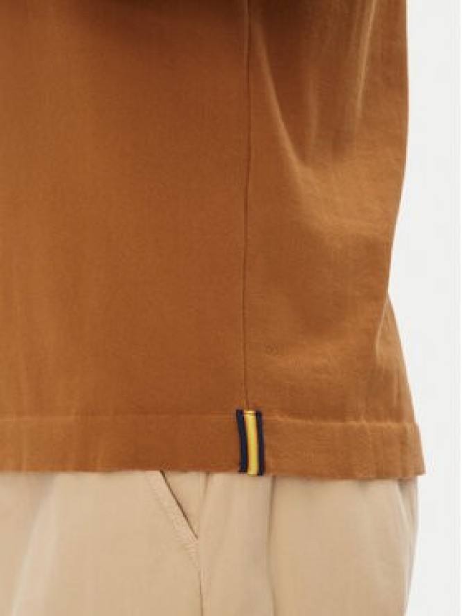 K-Way T-Shirt Combe K4126SW Brązowy Regular Fit