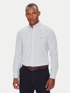 Tommy Hilfiger Koszula Performance MW0MW39680 Biały Regular Fit