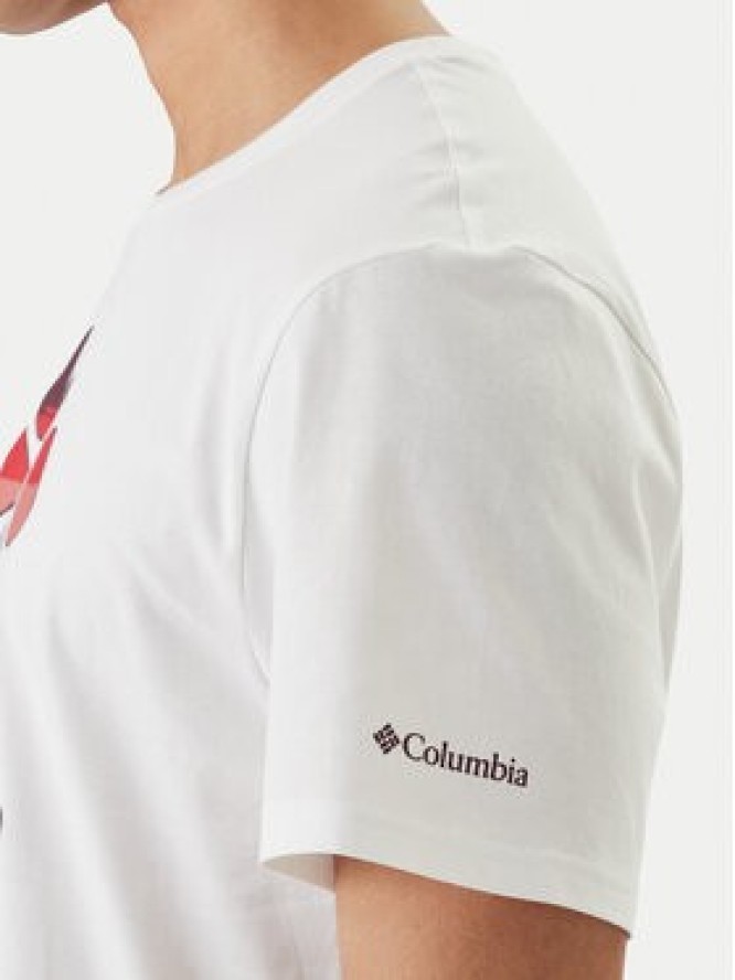 Columbia T-Shirt Graphic 2155031 Biały Regular Fit