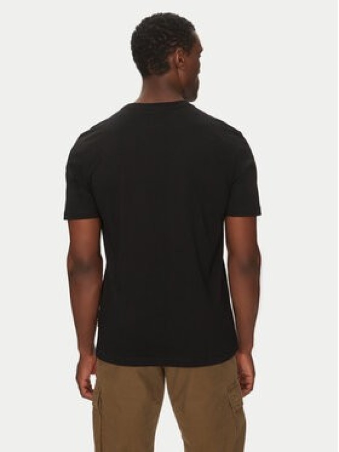 BOSS T-Shirt Te_Logotexture 50534923 Czarny Regular Fit