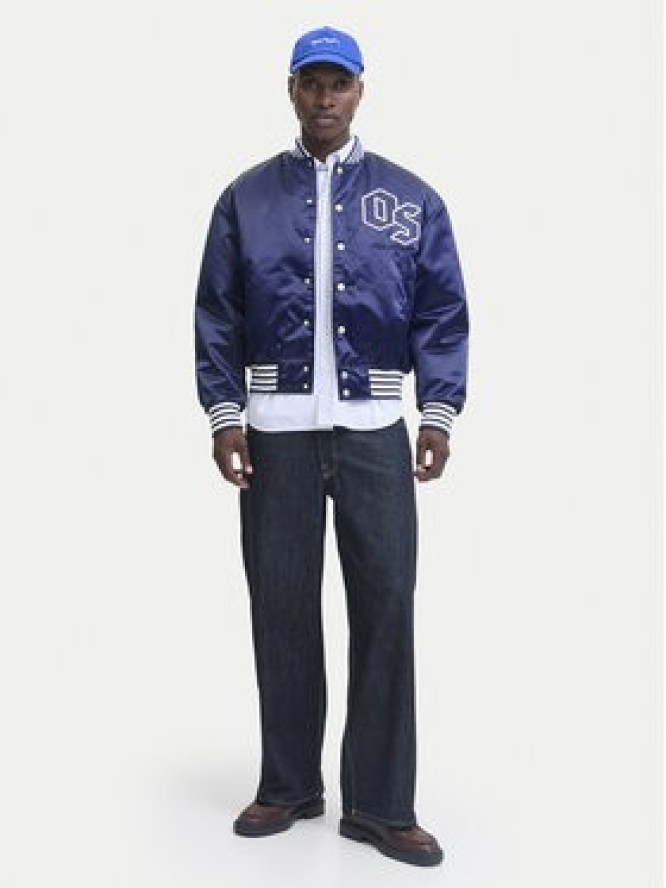 Jack & Jones Kurtka bomber Meadows 12282953 Niebieski Regular Fit