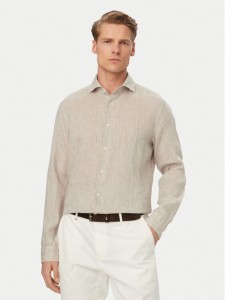 JOOP! Koszula Pai-W 30102661 Beżowy Regular Fit