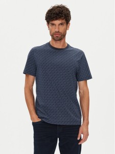 Michael Kors T-Shirt CS5529A5KS Granatowy Regular Fit