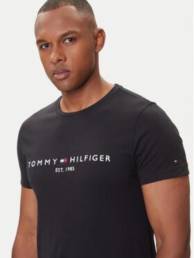 Tommy Hilfiger T-Shirt Core Logo Tee MW0MW11465 Czarny Slim Fit