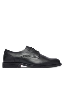 Tommy Hilfiger Półbuty Corporate Dressy Lth FM0FM06023 Czarny