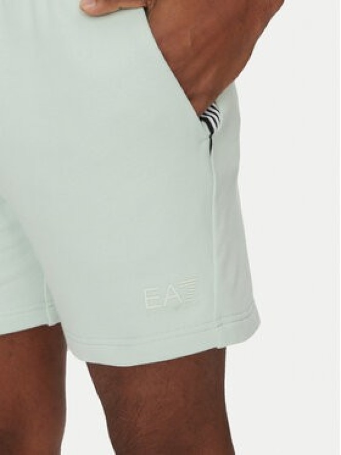 EA7 Emporio Armani Szorty materiałowe 7M000269 AF12451 U9060 Niebieski Regular Fit