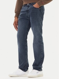 Levi's® Jeansy 501® 00501-3473 Granatowy Straight Fit