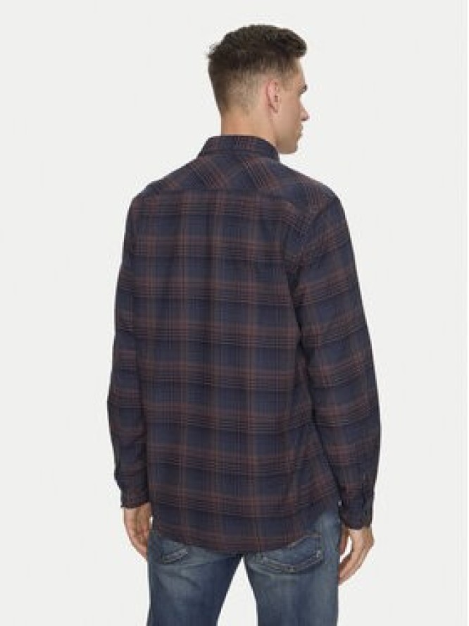 Replay Koszula M4067A.000.52714 Granatowy Regular Fit