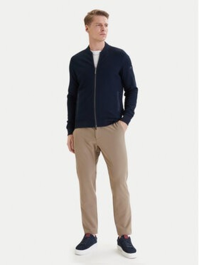 Bugatti Bluza 8750-15171E Granatowy Regular Fit