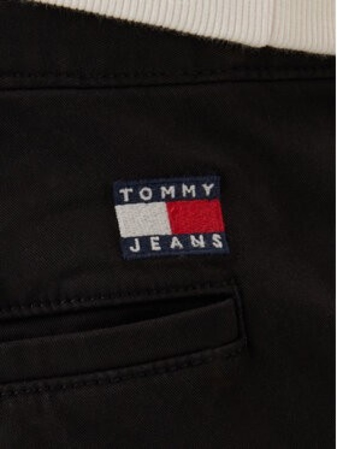 Tommy Jeans Spodnie materiałowe Scanton DM0DM22404 Czarny Slim Fit