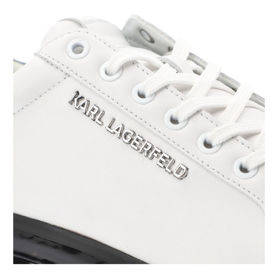 Białe Sneakersy Karl Lagerfeld Męskie Buty Sportowe Premium