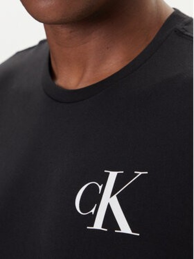 Calvin Klein Jeans T-Shirt 30s Chest Logo LV04RD865G Czarny Regular Fit