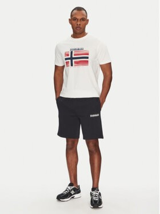 Napapijri Szorty sportowe N-Gori NP0A4IBQ0411 Czarny Regular Fit