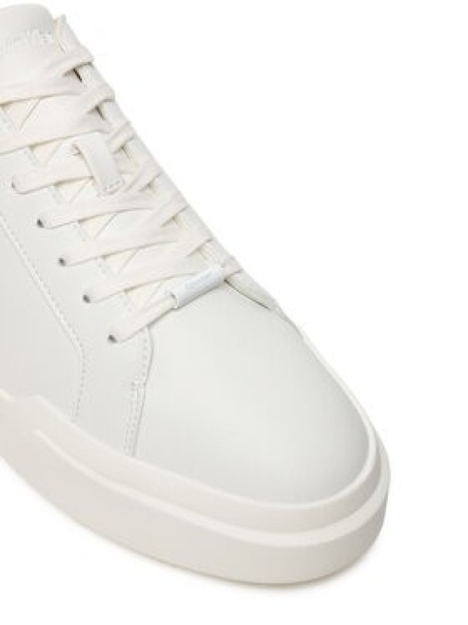 Calvin Klein Sneakersy Chunky Cupsole Laceup Clean Lth HM0HM02239 Biały