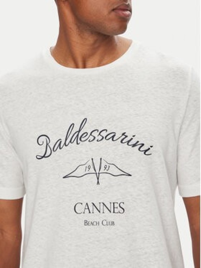 Baldessarini T-Shirt B4 20084.5283 Biały Regular Fit