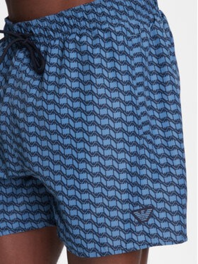 Emporio Armani Underwear Szorty kąpielowe EM000583 AF12342 F9035 Niebieski Regular Fit