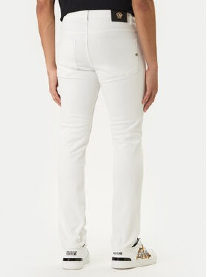 Versace Jeans Couture Jeansy 80GAB5S0 CEWCA Biały Slim Fit