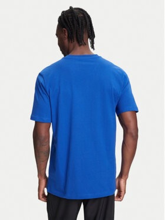 adidas T-Shirt Pennant Trim Graphic JL9227 Niebieski Regular Fit