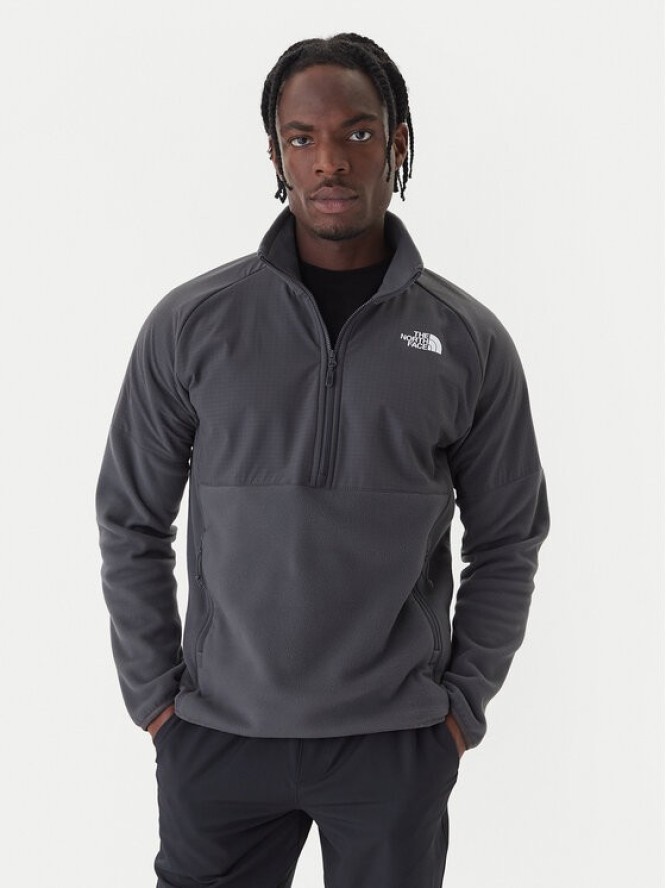 The North Face Polar 1/2 Glacier NF0A89JH Szary Regular Fit