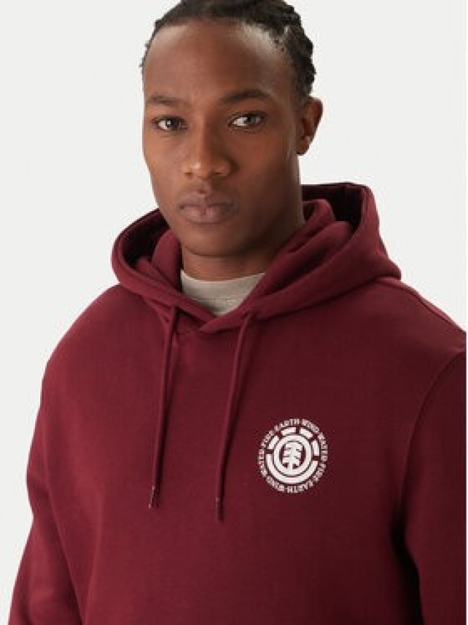 Element Bluza Seal ELYSF00295 Bordowy Regular Fit