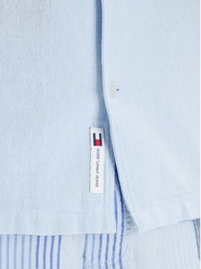 Tommy Jeans Koszula DM0DM23058 Błękitny Regular Fit