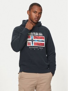 Napapijri Bluza B-Dorees NP0A4IBD Granatowy Relaxed Fit