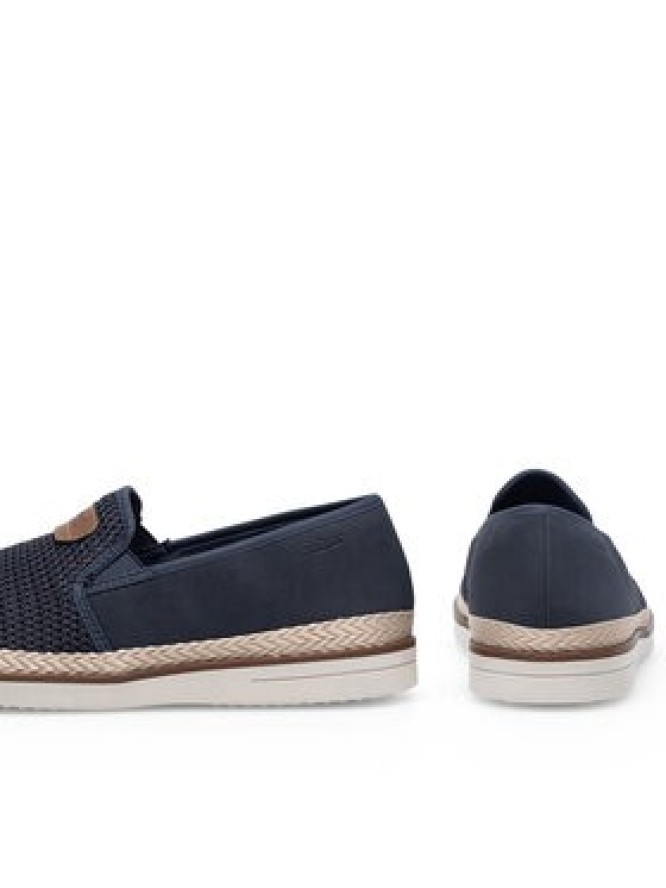 Rieker Espadryle B2366-14 Niebieski