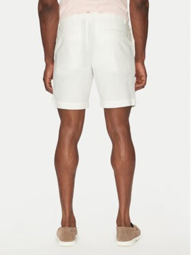 BOSS Szorty materiałowe C-Kane-Rds-Shorts 50538016 Biały Regular Fit