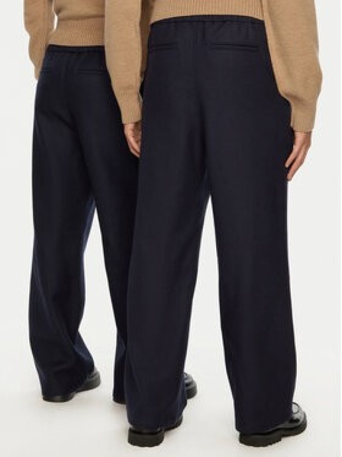 AMI Paris Spodnie dresowe UTR212.WV0018 Granatowy Regular Fit