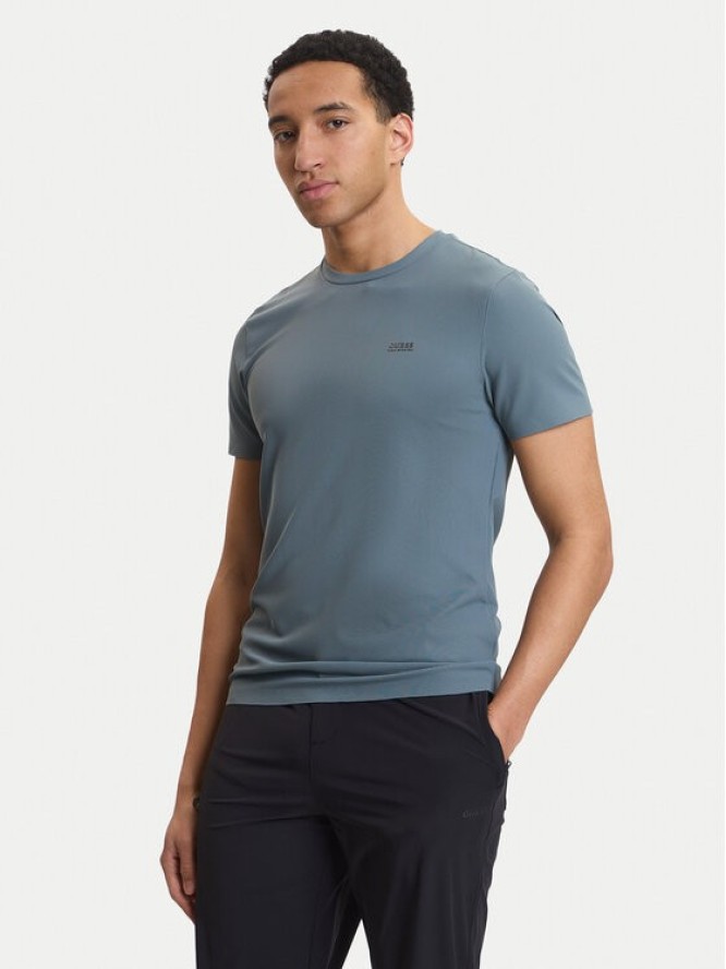 Guess T-Shirt M6RI19 KD202 Szary Slim Fit