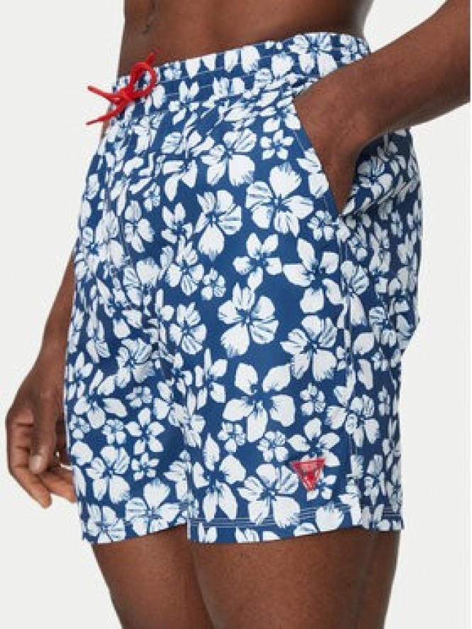 Guess Szorty kąpielowe F5GT07 WG2A2 Kolorowy Regular Fit