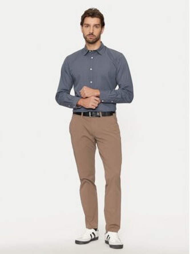 Jack & Jones Koszula Matheo 12261090 Czarny Slim Fit
