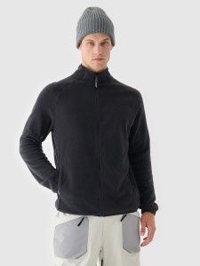 4F Polar ze stójką regular męski - czarny XL