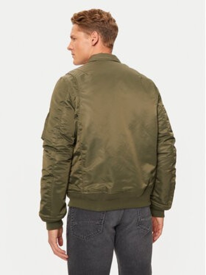 Schott NYC Kurtka bomber 210100RS Zielony Regular Fit
