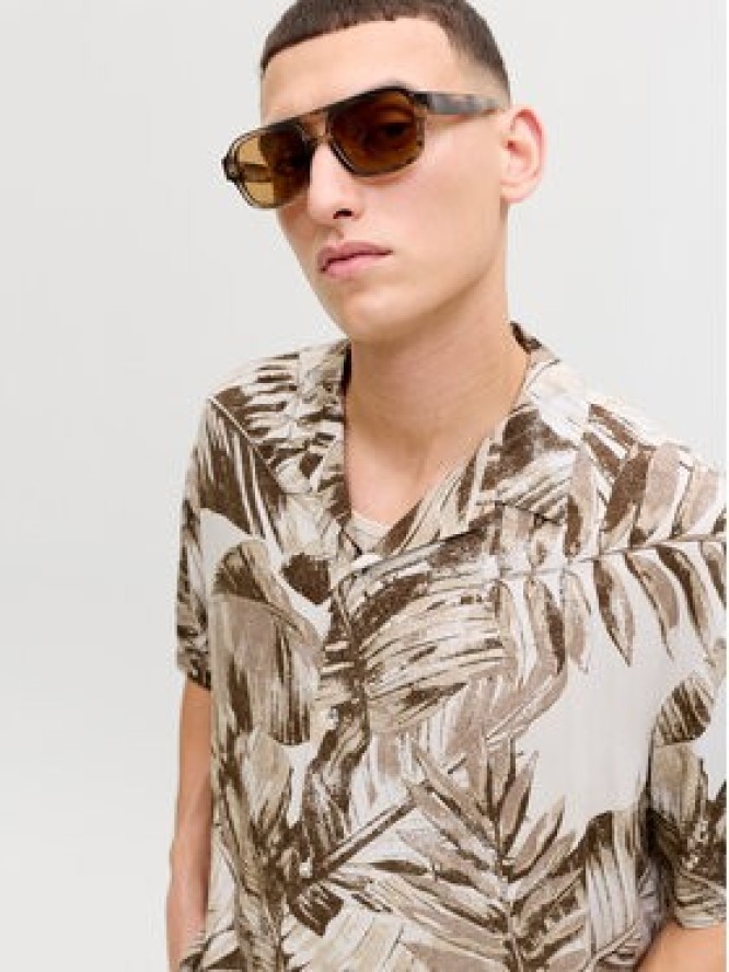 Jack & Jones Koszula Jeff 12288854 Brązowy Relaxed Fit