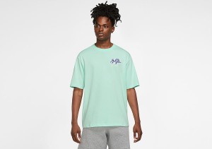 Koszulka męska nike air jordan jumpman statement 85 crew tee mint foam