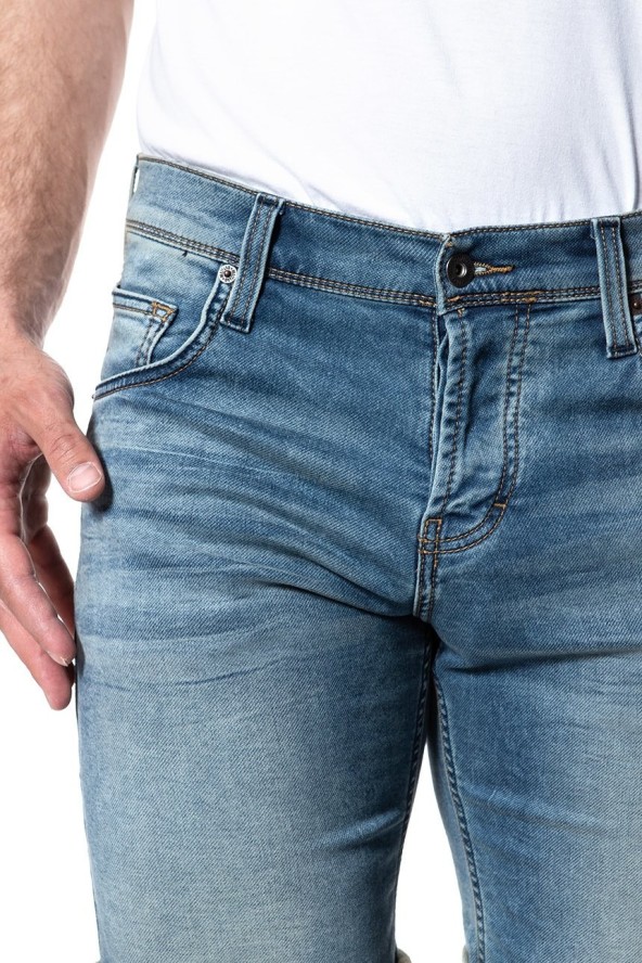 SPODENKI MUSTANG Chicago Short DENIM BLUE 1007754 5000 103