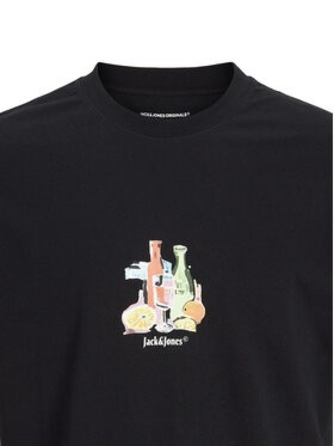 Jack & Jones T-Shirt Varenna 12273162 Czarny Regular Fit