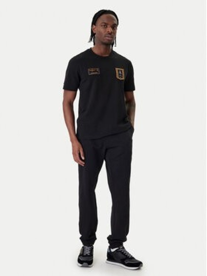 Aeronautica Militare T-Shirt 261TS2544UJ00592 Czarny Regular Fit