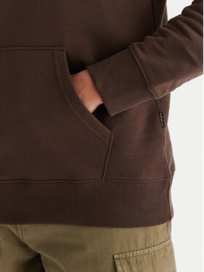 Quiksilver Bluza Screen Fleece Fineline EQYFT05136 Brązowy Regular Fit