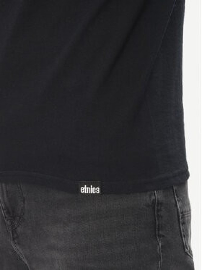 Etnies T-Shirt New Box 4130002282 Czarny Regular Fit