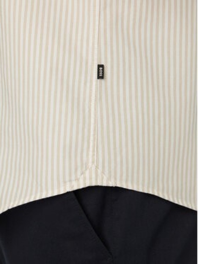 BOSS Koszula H-Liam 50560399 Beżowy Regular Fit