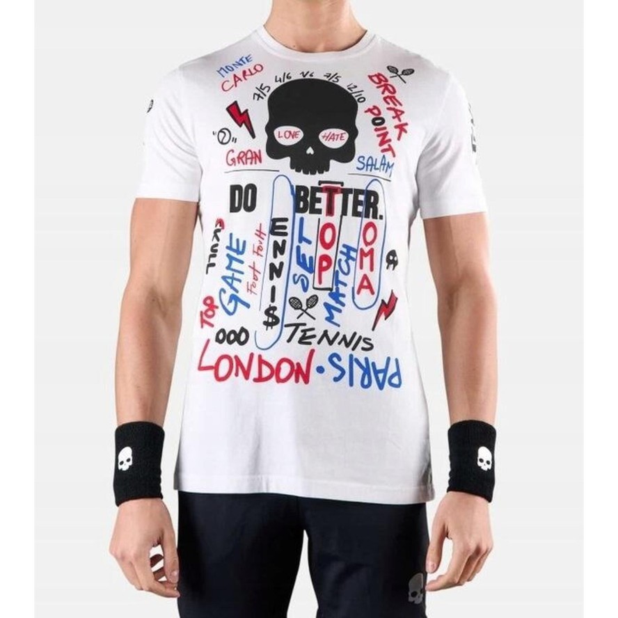 Koszulka tenisowa męska Hydrogen Graffiti Tee