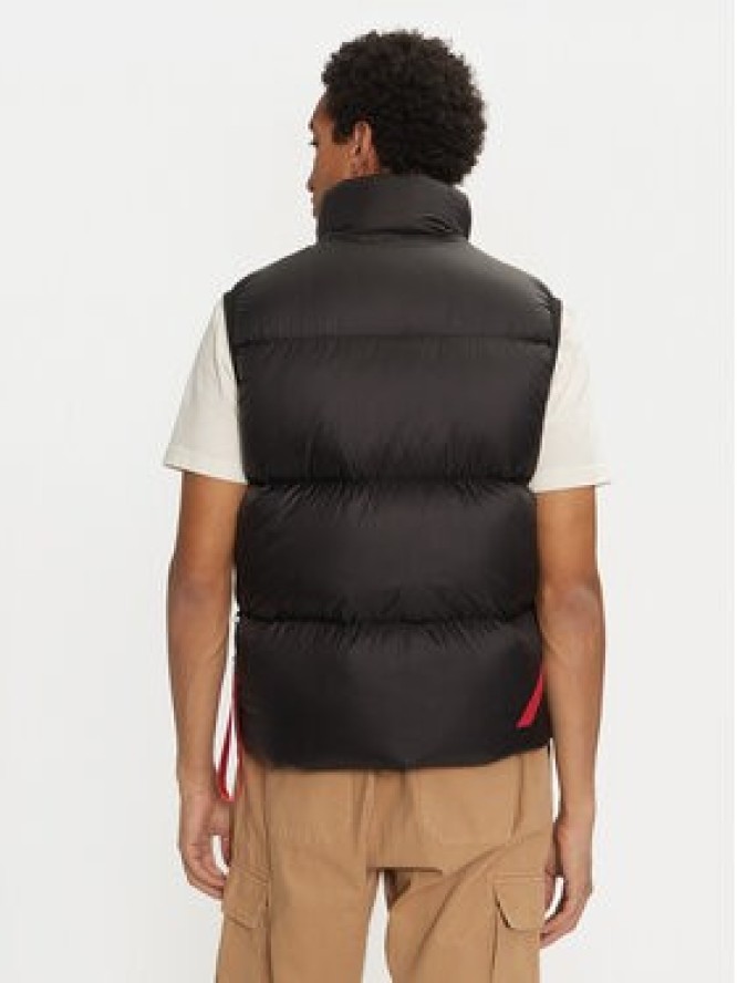 After Label Bezrękawnik Anapa A00001 Czarny Regular Fit