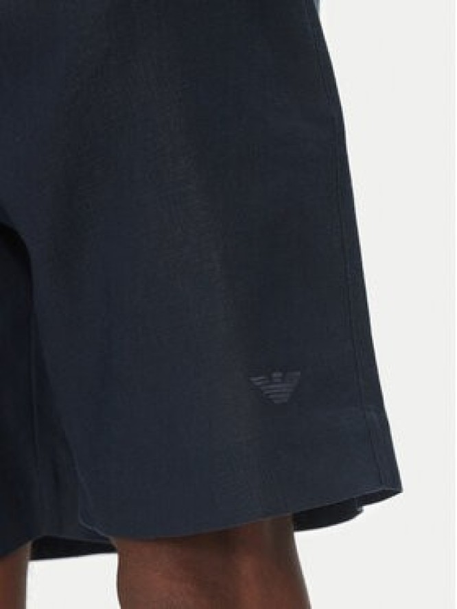 Emporio Armani Szorty materiałowe EM000681 AF12356 UB102 Granatowy Regular Fit